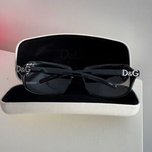 D&G Dark Frame Sunglasses